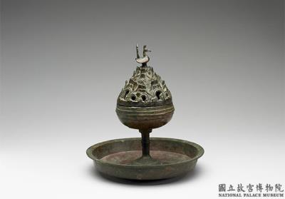 图片[2]-Incense burner in boshan mountain shape, Han dynasty (206 BCE-220 CE)-China Archive